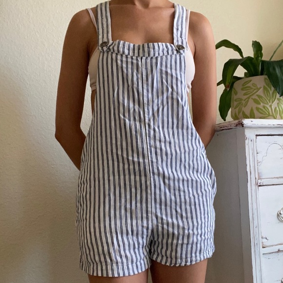 Denim - LINEN OVERALLS